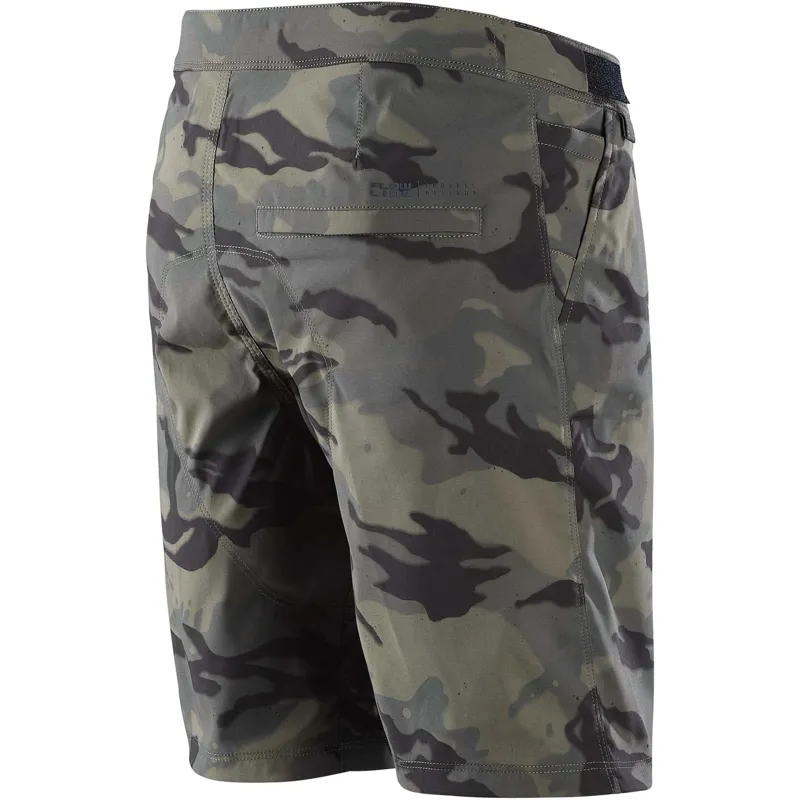 Troy Lee Designs Flowline Shifty Shorts Shell Only No Liner Camo-1